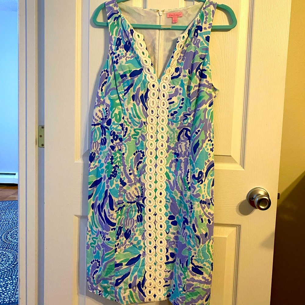 Lilly Pulitzer Ryder Shift Lily’s Lilac New Ink EUC size 12